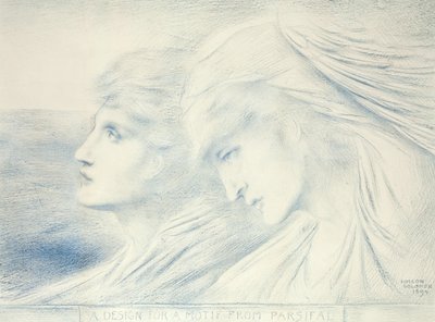 Diseño para un Motivo de Parsifal, 1894 de Simeon Solomon